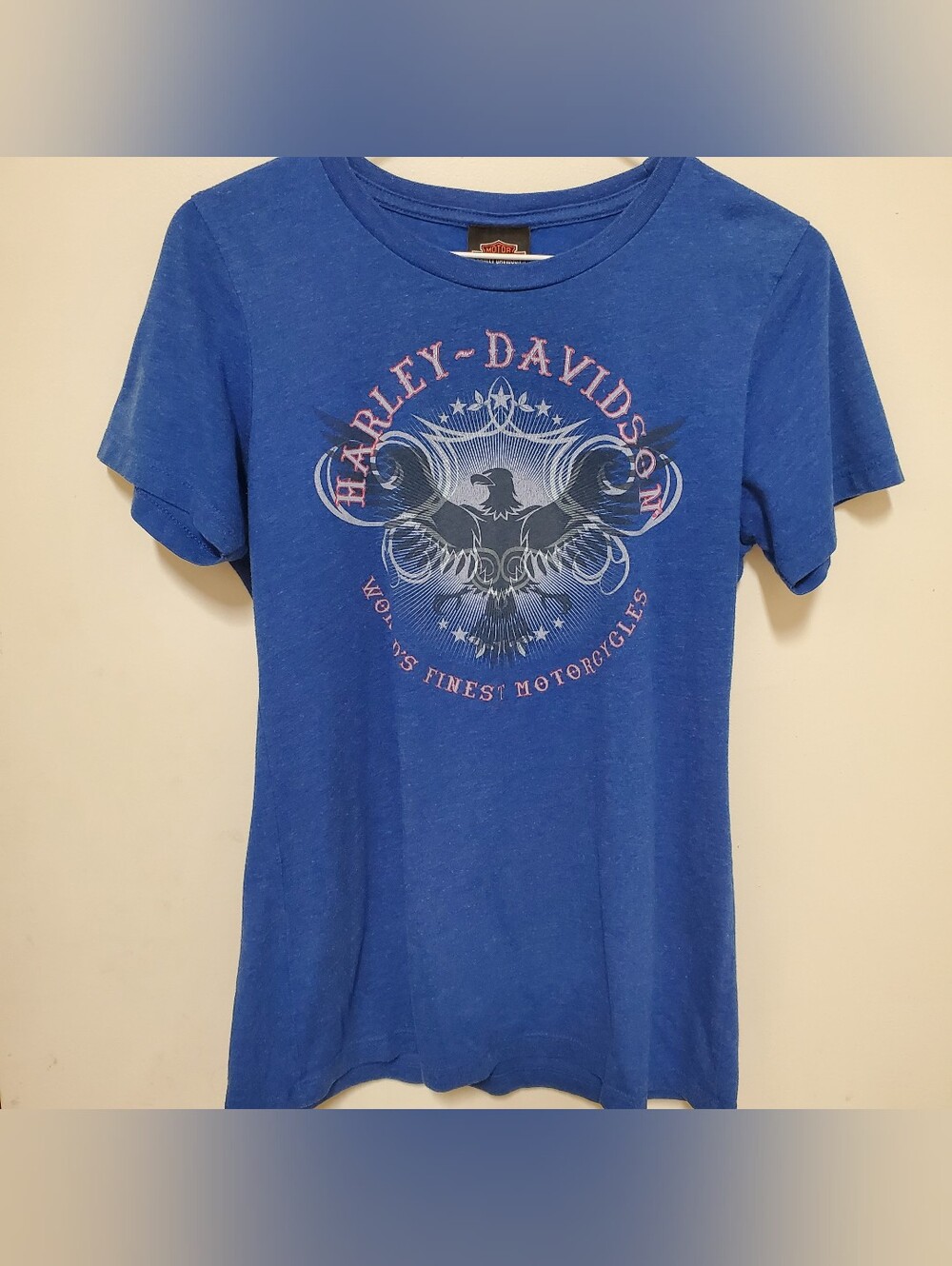 Harley-Davidson Blue Short-Sleeve Graphic Tee